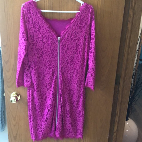 NWT Diane von Furstenberg 'Zarita' Lace Dress, Size 14 - Picture 12 of 12